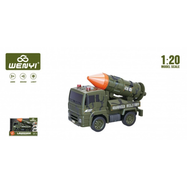 Kamion vojni sa raketom 1:20 