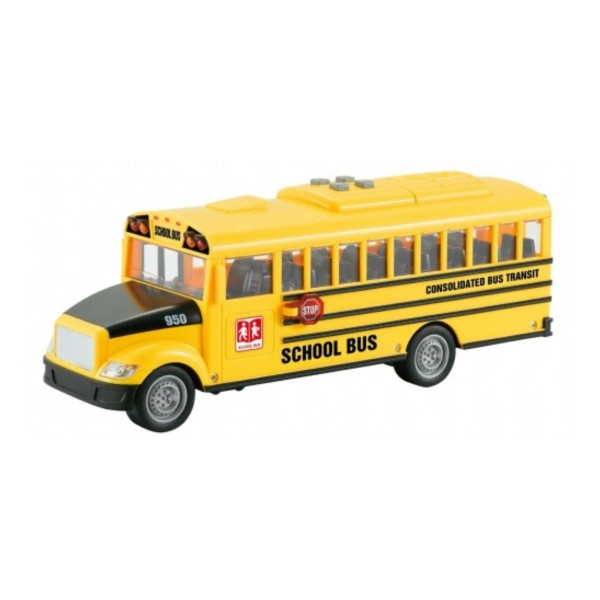 Autobus 1:16 žuti sa zvukom i svetlom 