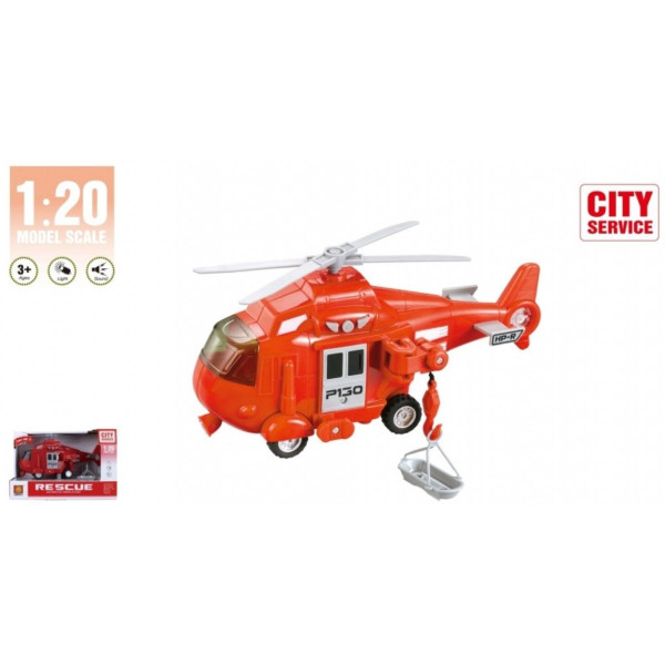 Helikopter 1:20 vatrogasni sa zvukom i svetlom 