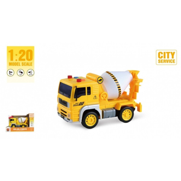 Kamion mešalica 1:20 sa zvukom i svetlom 