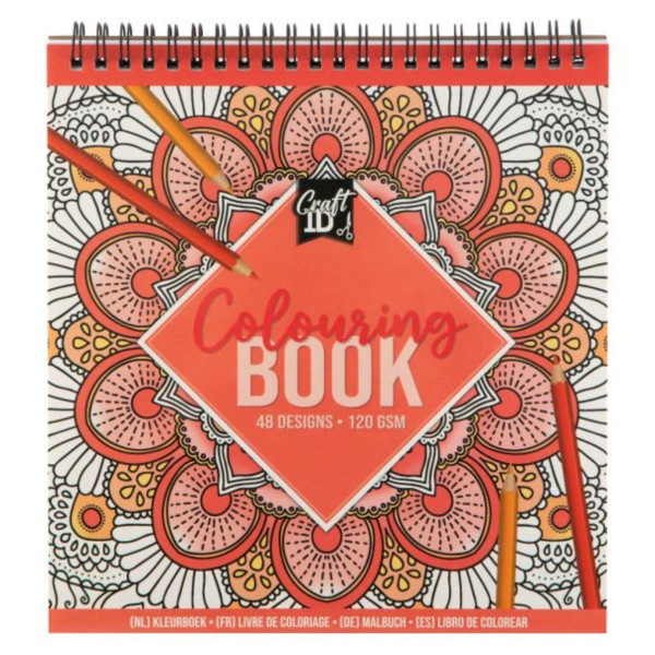 Bojanka za odrasle - Crvena 