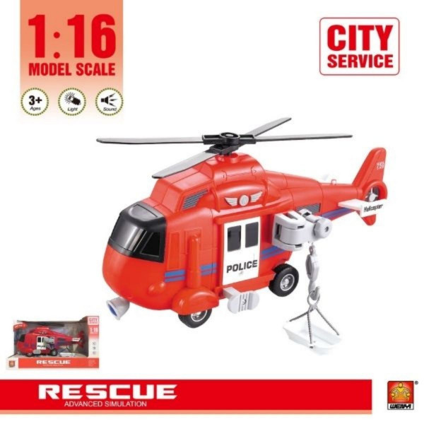 Vatrogasni helihopter sa zvukom i svetlom 
