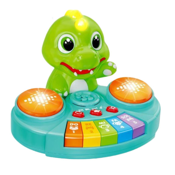 Interaktivni muzički dinosaurus klavir i bubanj 