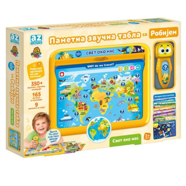 Pametna zvučna tabla - Milion zašto sa Robijem 
