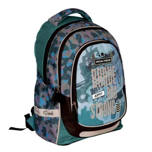 Anatomski ranac SCOOL Light - Brave and Strong 