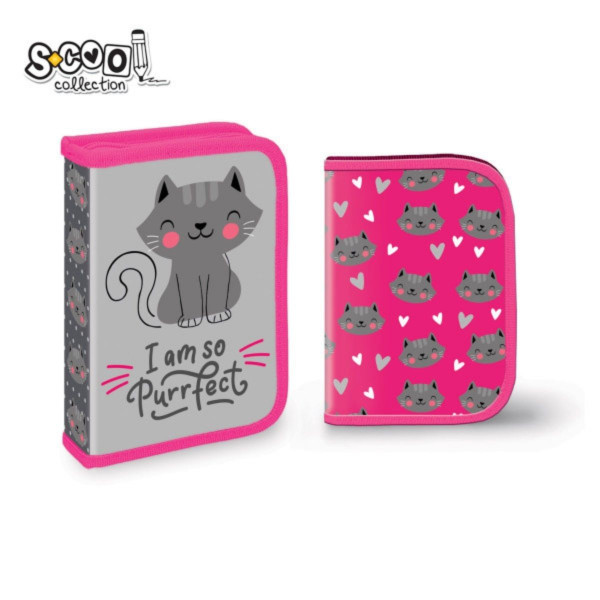 Puna pernica SCOOL 1 zipa - I am so Purrfect 