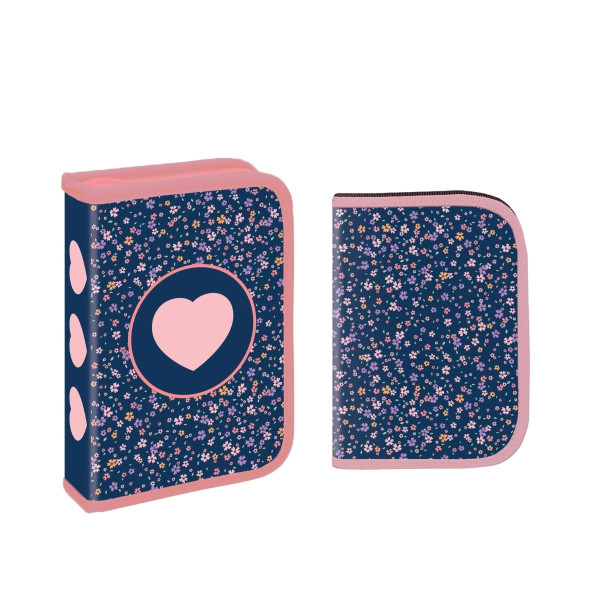 Puna pernica SCOOL 1 zip - Pink Heart 