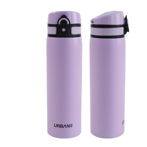 Flašica za vodu metalna 600 ml – Urban ljubičasta | SCOOL 