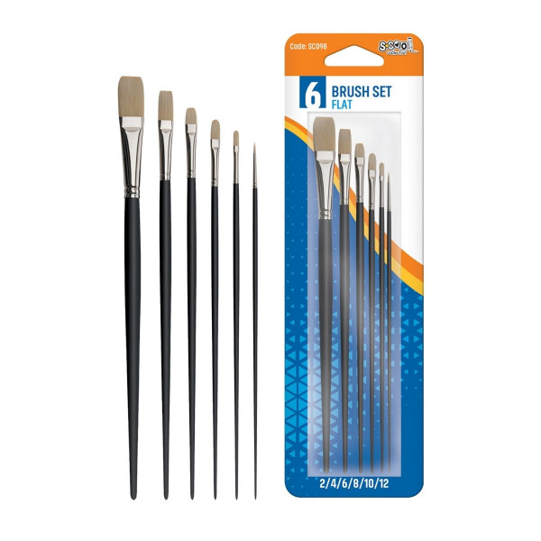 Set četkica za tempere SCOOL 