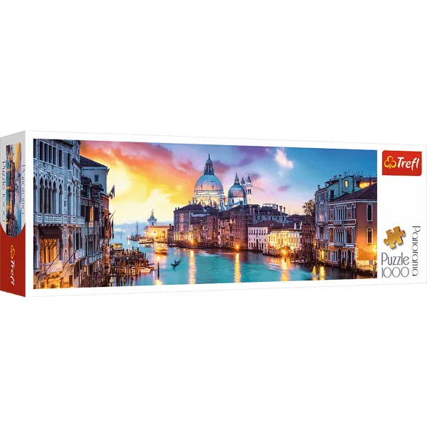 Puzzle TREFL 1000 Panorama Canal Grande Venice 