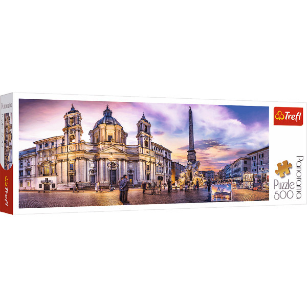 Puzzle TREFL 500 Panorama Piazza Navona 