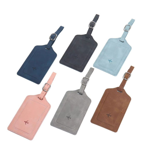 Tag za kofer TRAVEL retro sivi 