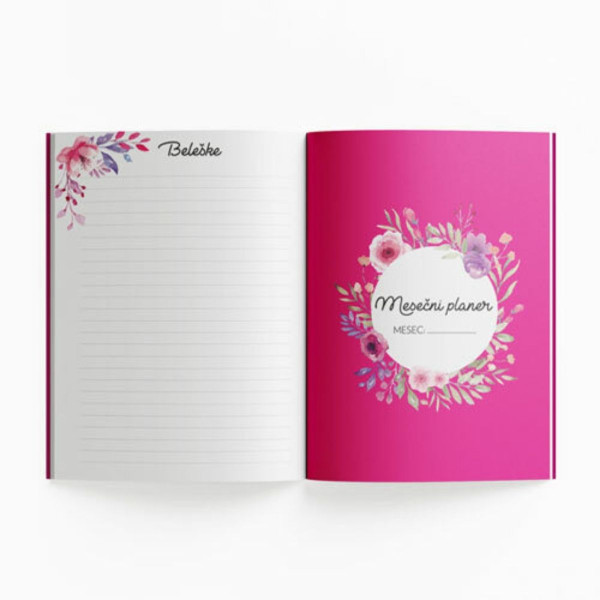 Ženski planer - teget 