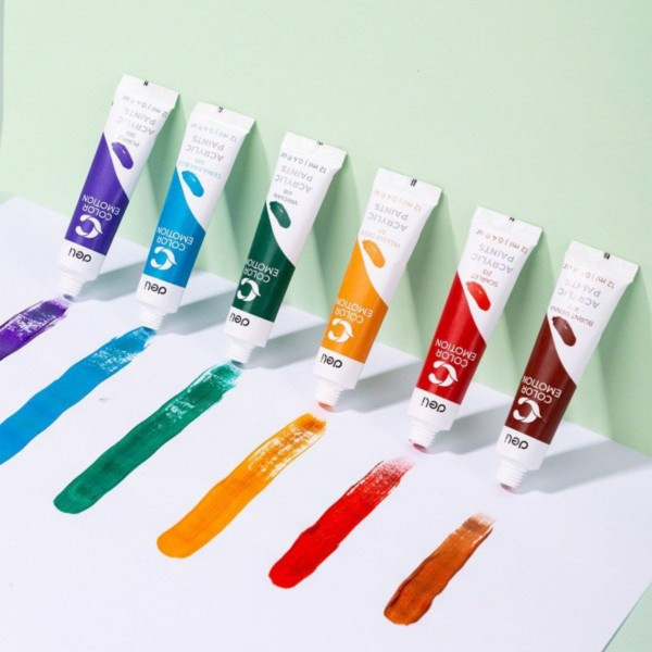 Akrilne boje DELI 24 12ml 