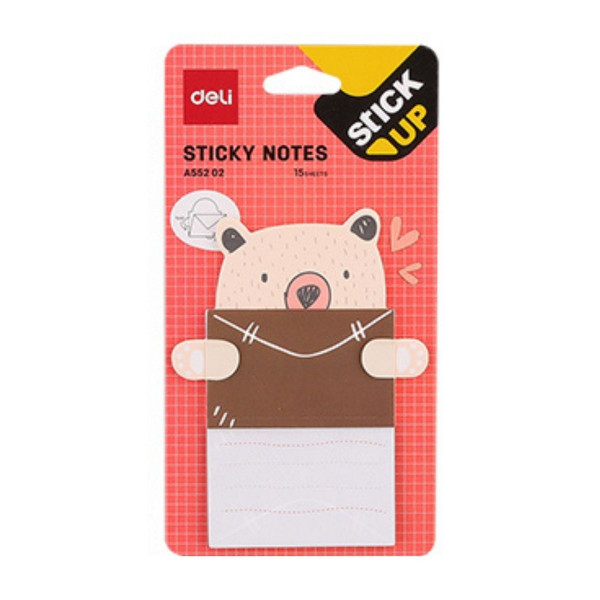 Stiker blok DELI pismo 