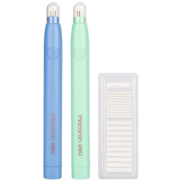 Električna gumica DELI Macaron sa rezervnim gumicama 