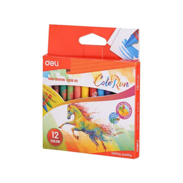 Voštane boje 12 DELI Color Run 