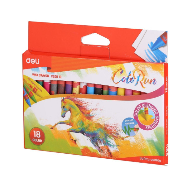 Voštane boje 18 DELI Color Run 