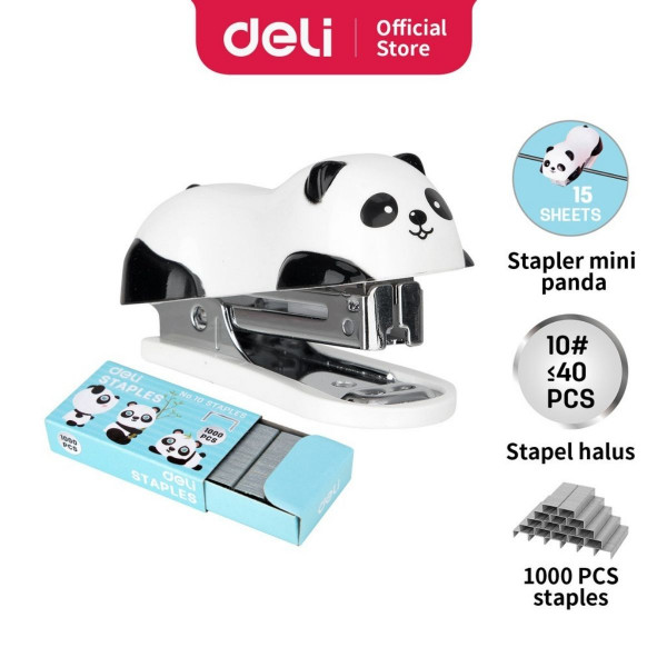 Mini heftalica DELI panda 