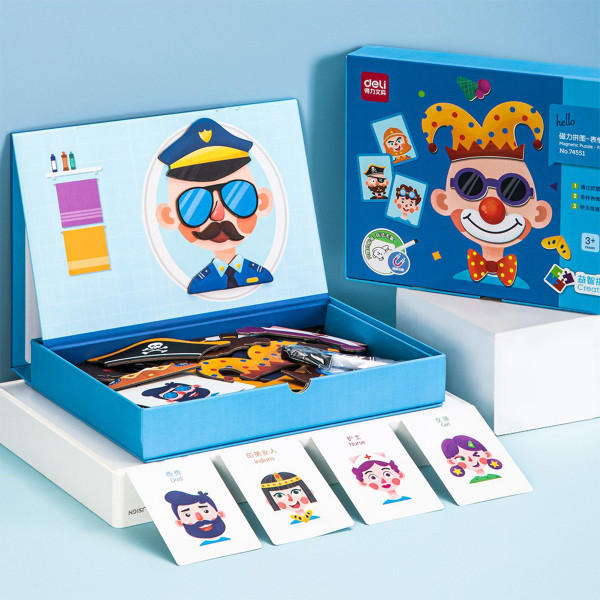 Magnetna slagalica DELI lica 