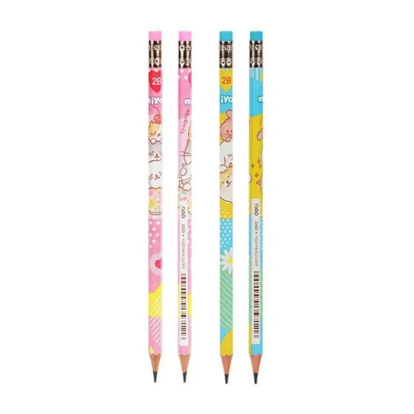 Grafitna olovka DELI 2B MiYou sa gumicom 