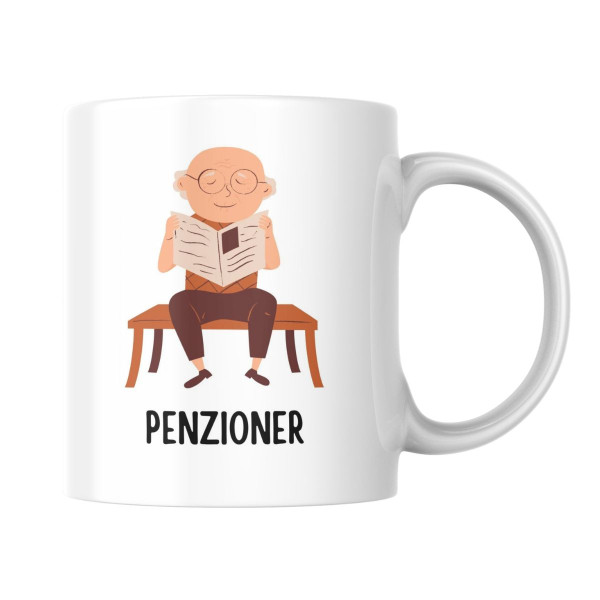 Šolja Ovaj gospodin je otišao u penziju PENZIONER 