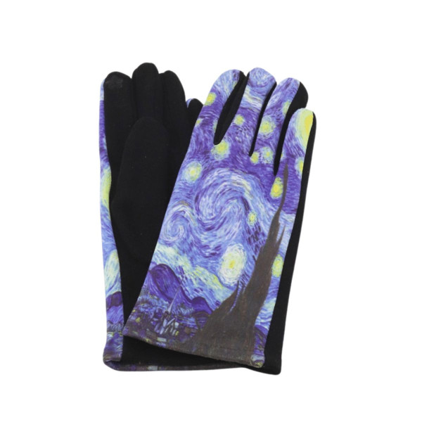 Rukavice ART COLLECTION Van Gog Gustav Klimt 