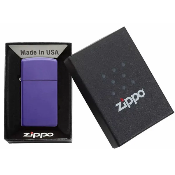 Upaljač ZIPPO Slim Purple Matte 
