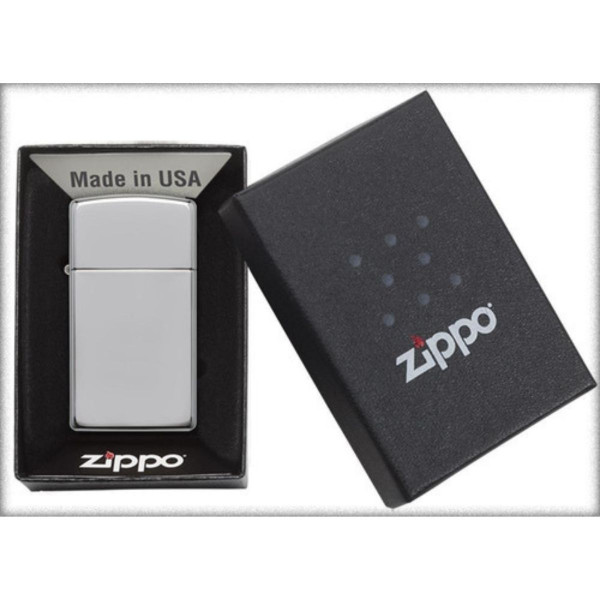 Upaljač ZIPPO Slim Polished Chrome 