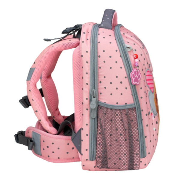 Anatomski ranac BELMIL Sturdy - Pink Heart Puppy 