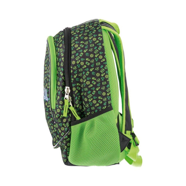 Školski ranac PLAY Smash - Football Neon 