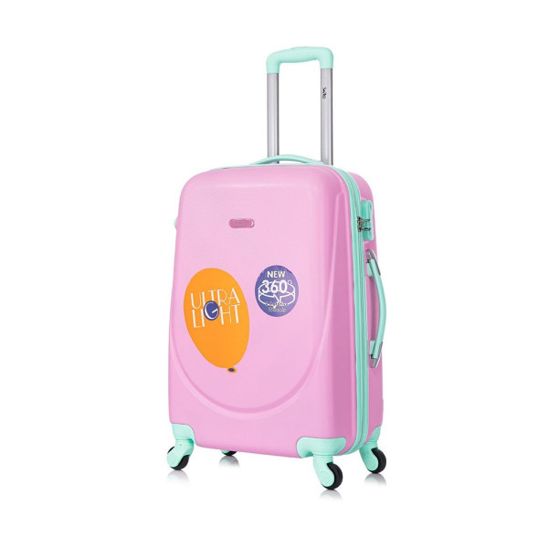 Set kofera Monaco roze 