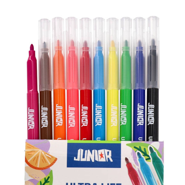 Flomasteri 10 JUNIOR Ultra Mirišljavi 
