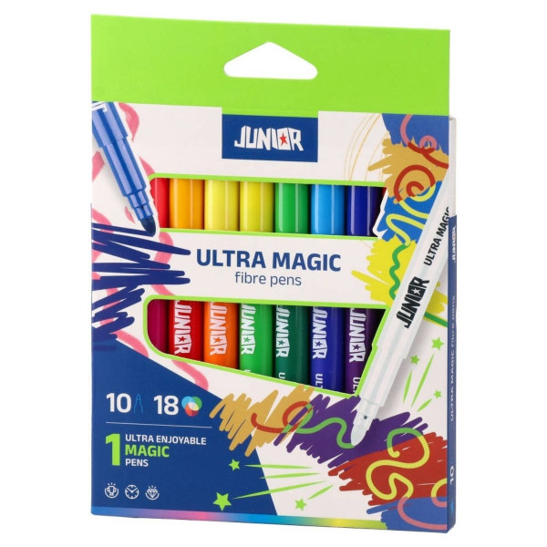 Flomasteri 10 JUNIOR Ultra Magic 