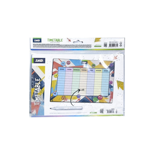 Piši briši raspored časova sa markerom 