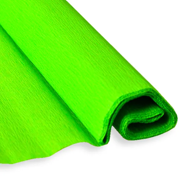 Krep papir JOLLY svetlo zelena 