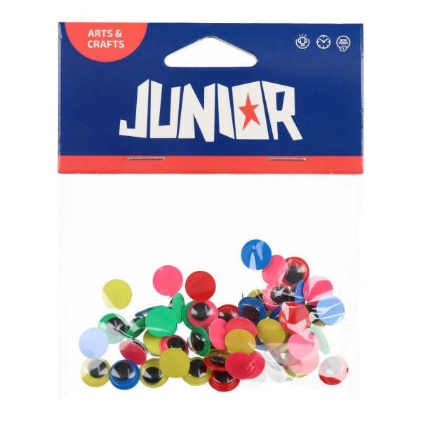 Oči okrugle u boji 10mm - Crafty deco 