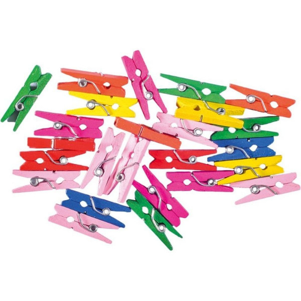 Štipaljke CRAFT mini šarene 