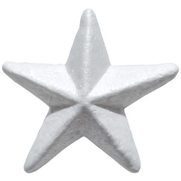 Zvezda od stiropora za dekoraciju 125mm 