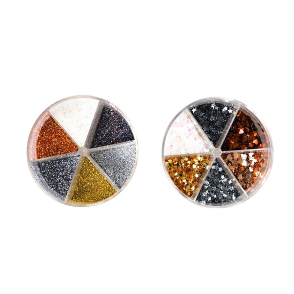 Šljokice 6 boja JUNIOR Crafty 