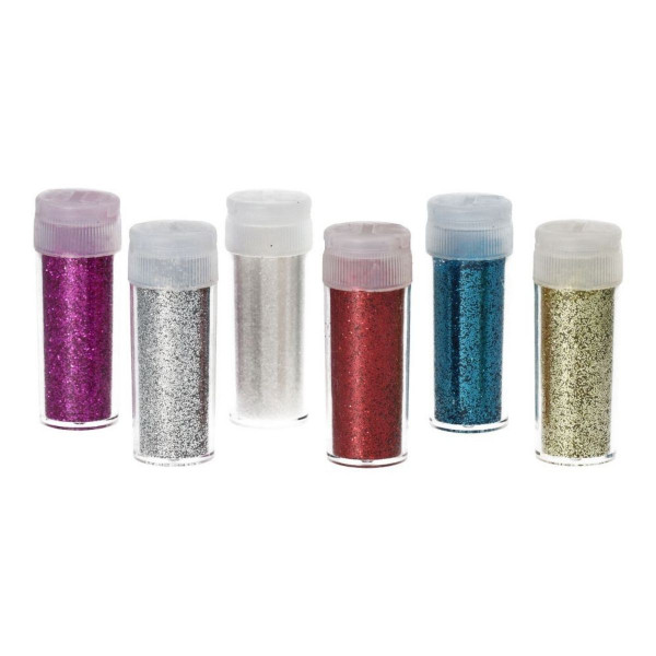 Šljokice set  6 boja JUNIOR Crafty 