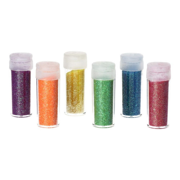 Šljokice set  6 boja JUNIOR Crafty 