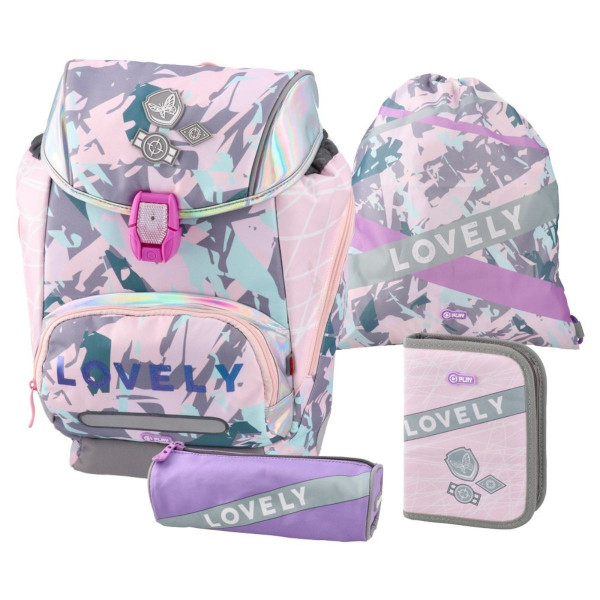 Anatomski ranac PLAY Logic set 4u1 - Lovely 