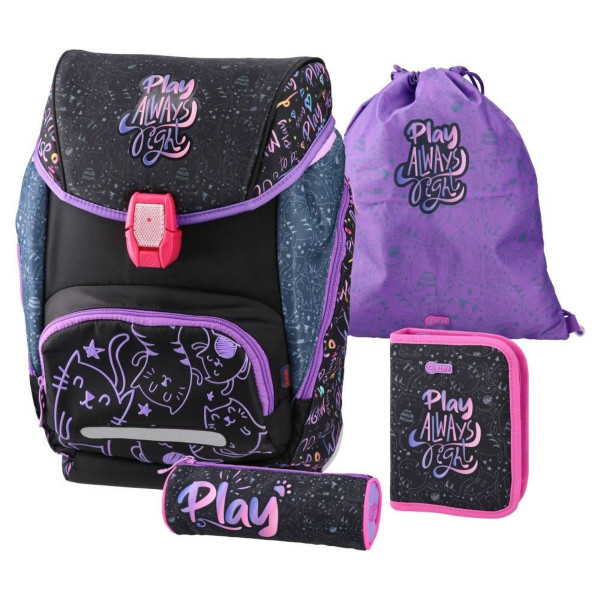 Anatomski ranac PLAY Logic set 4u1 - Magical Cat 