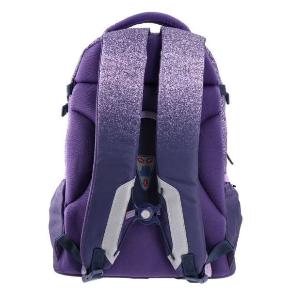 Školski ranac PLAY Apollo Sunset - belo-ljubičasta 