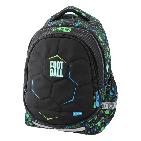 Anatomski ranac PLAY Maxx - Neon Football 