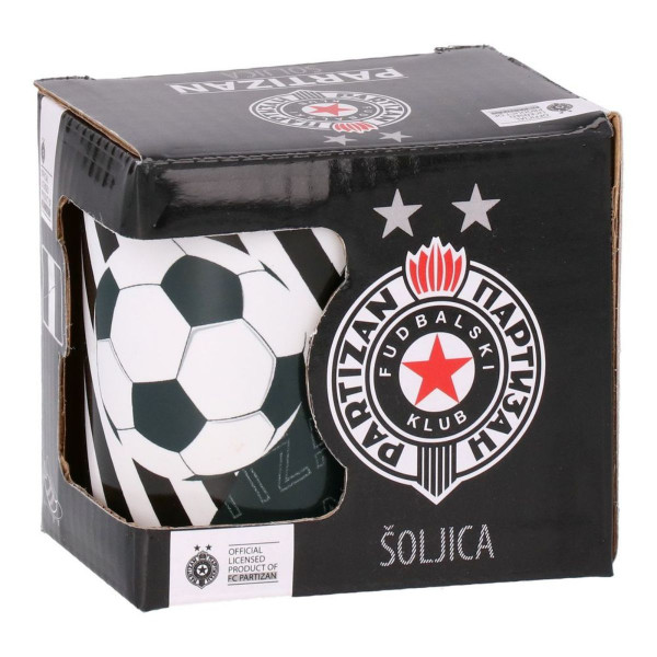 Keramička šoljica Crvena Partizan 