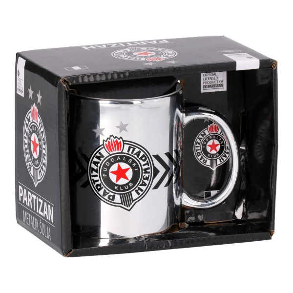 Keramička šolja Partizan metalik 