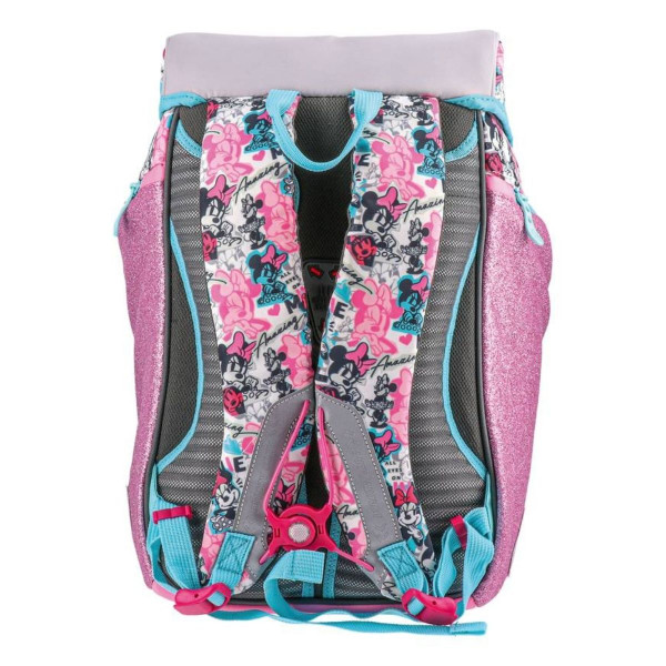 Anatomski ranac PLAY Logic set 4u1 - Chic Collages Minnie Mouse 