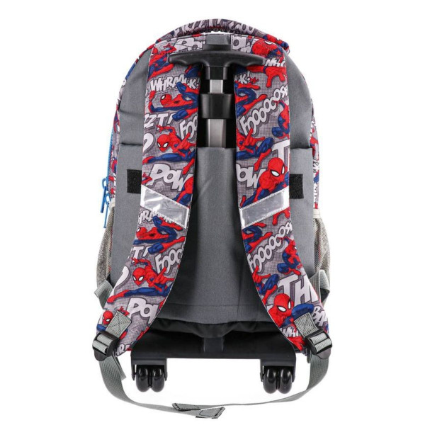 Anatomski ranac sa točkićima PLAY - Spiderman THWIP 